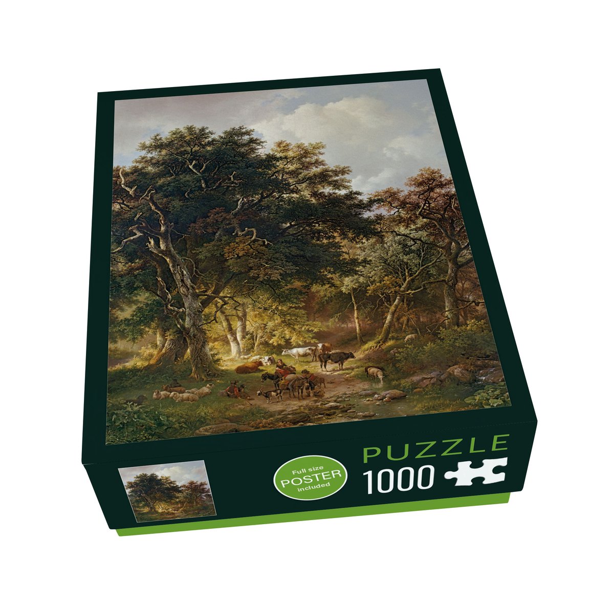 Puzzle blitz Bekking 1 000 pièces grande scène forestière