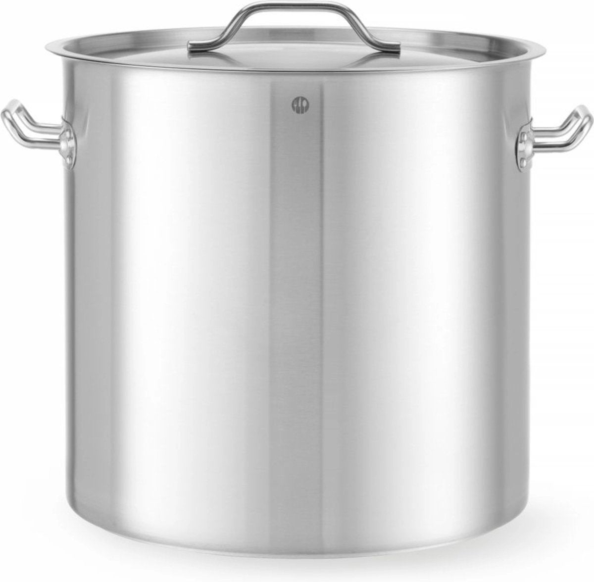 Grande casserole Hendi avec couvercle - 50 l - compatible induction - poignées anti-froid - finition mate