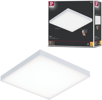 Paulmann panneau LED 3 niveaux velora angulaire 225x225 mm 12w 1200lm 3000k blanc dimmable