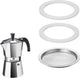 Westmark jeu d'anneaux silicone 2 + filtre pour machine à expresso 6 sachets brasilia 2462 228e