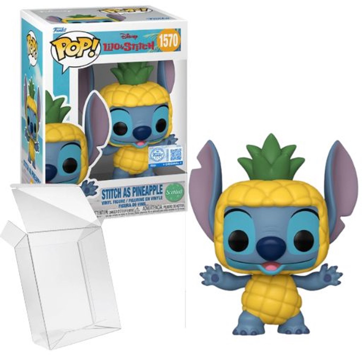 Funko-pop ! Disney : Lilo Stitch - Stitch comme ananas (parfumé) #1570 exclusif