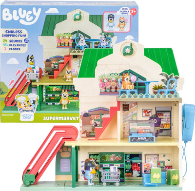 Spectron bluey permet de jouer au chef - ensemble de jeu de supermarché