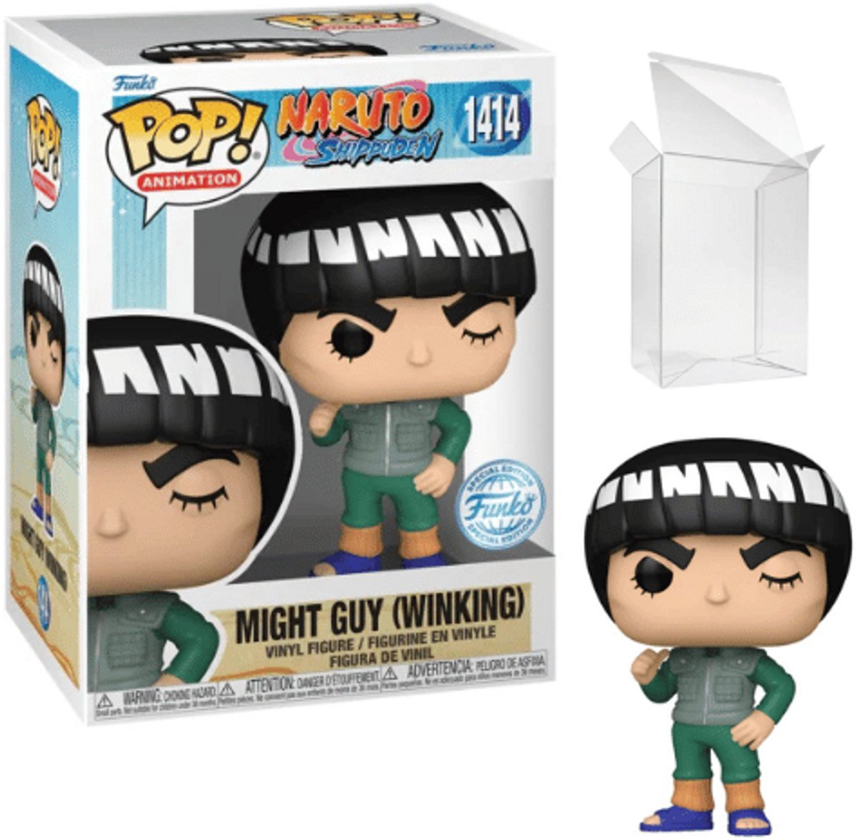 Animation Funko pop : Naruto Shippuden - May Guy (clignotant) pop #1414
