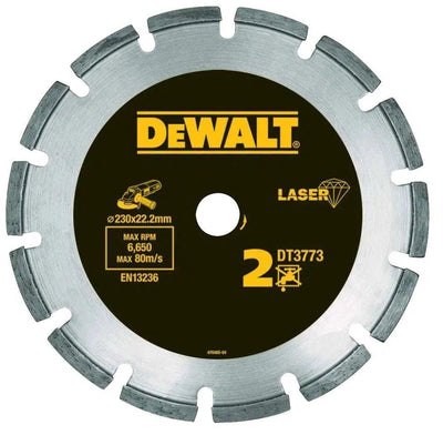 Disque diamant segmenté Dewalt dt3773 230x22,23 mm