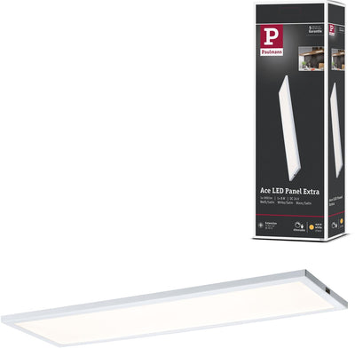 Paulmann LED éclairage sous meuble ace angulaire 300x100 mm 520lm 2700k blanc, satiné dimmable