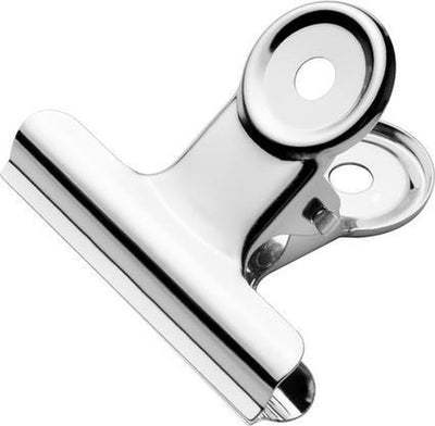 Pince bouledogue Westcott - 51x10,7 mm - métal - argent - 10 pièces - ac-e10903