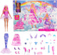 Calendrier de l'Avent Barbie avec poupée mannequin et 24 accessoires surprenants