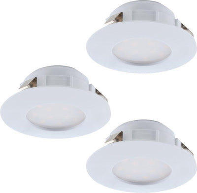 Eglo Pineda - luminaire encastré - 3 lumières - blanc