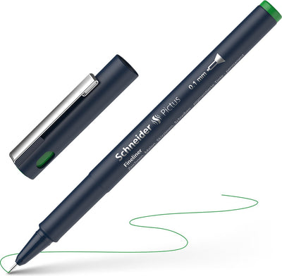 Schneider writing instruments schneider fineliner - pictus - line width 0.1mm - green - s-197104