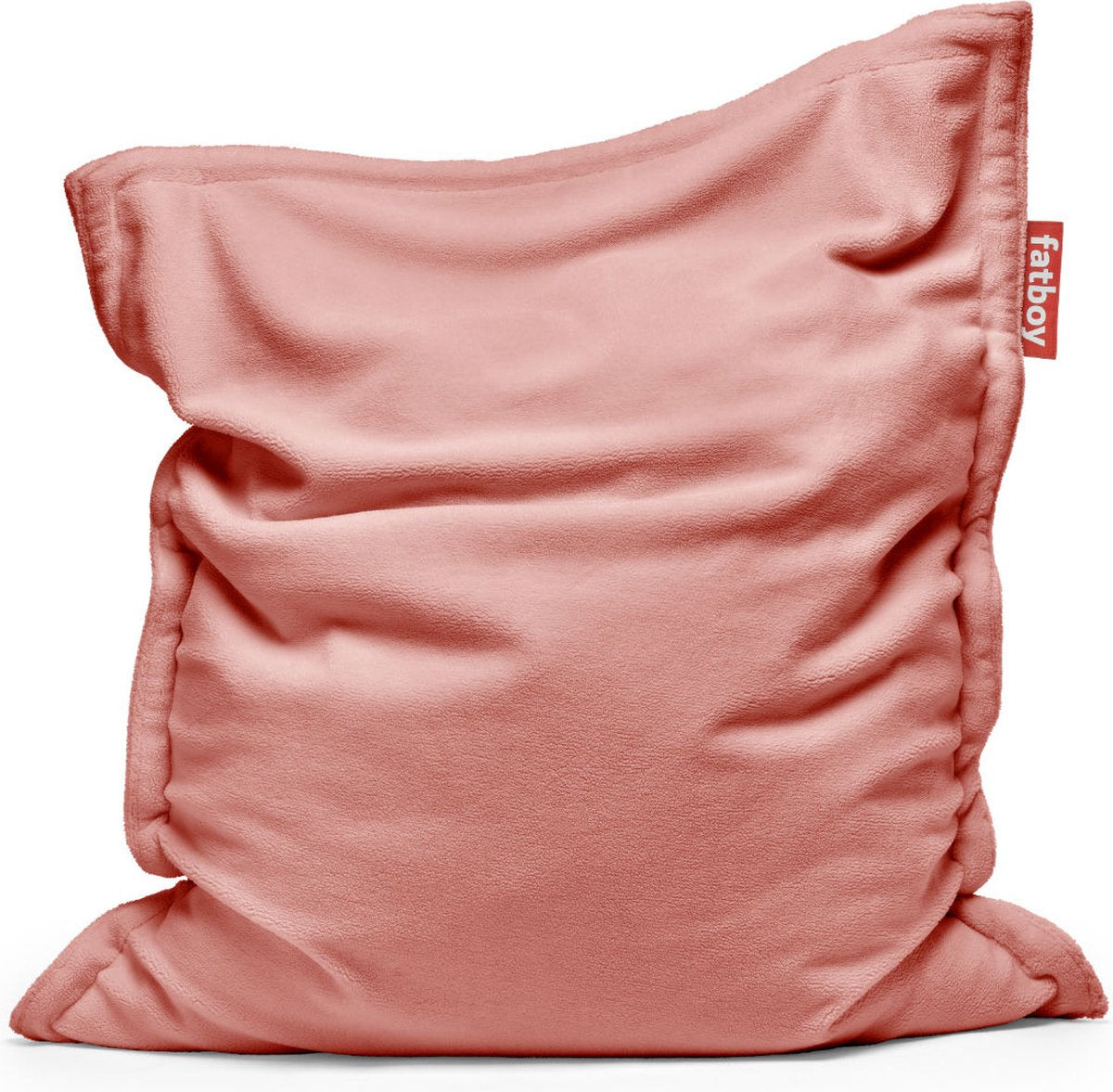Pouf teddy slim original Fatboy - rose coquin
