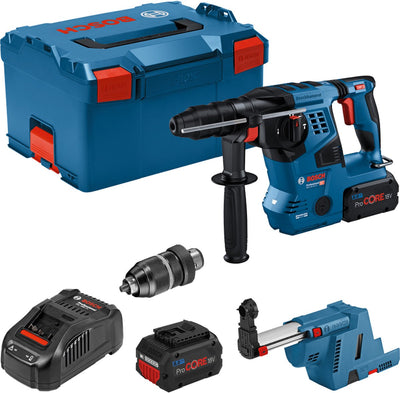 Marteau perforateur sans fil Bosch GBH 18V-28 CF avec SDS Plus 2x 8,0 Ah Proc...
