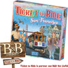 Ticket Asmodee pour monter le jeu de société San Francisco