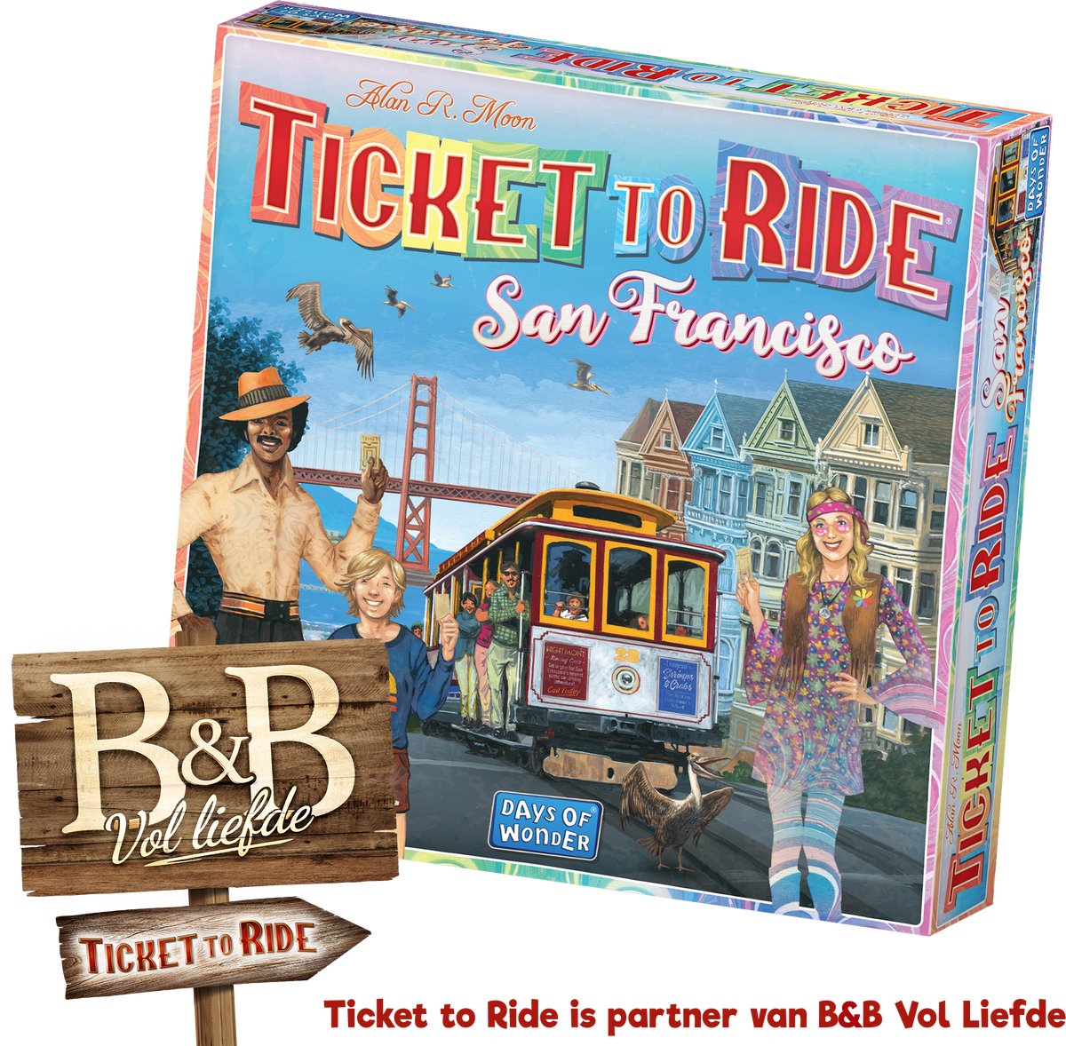 Ticket Asmodee pour monter le jeu de société San Francisco