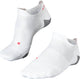 Falke ru5 race invisible anti-ampoules matériau fonctionnel chaussettes de course hommes blanc - taille 46-48