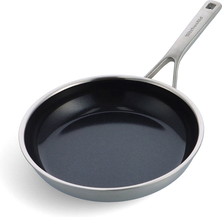 Poêle multicouche Kitchenaid ø24cm - inox - induction - antiadhésive - sans pfas