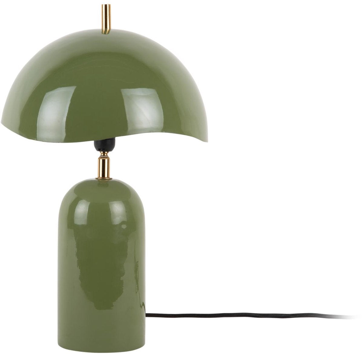 Lampe de table Leitmotiv querido - vert jungle - ø25cm - scandinave
