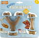 Nylabone chiot gourmet double pack - jouets pour chiens - bacon au beurre de cacahuète petit