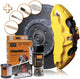 Kit de peinture pour étriers de frein Foliatec - jaune vitesse - 3 composants