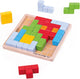 Motifs de puzzle de bloc en bois bigjigs