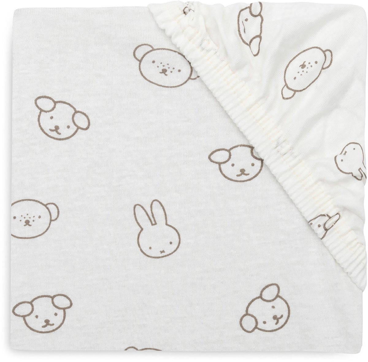 Drap-housse berceau Jollein - 40 50x80 90cm - jersey - miffy et ses amis