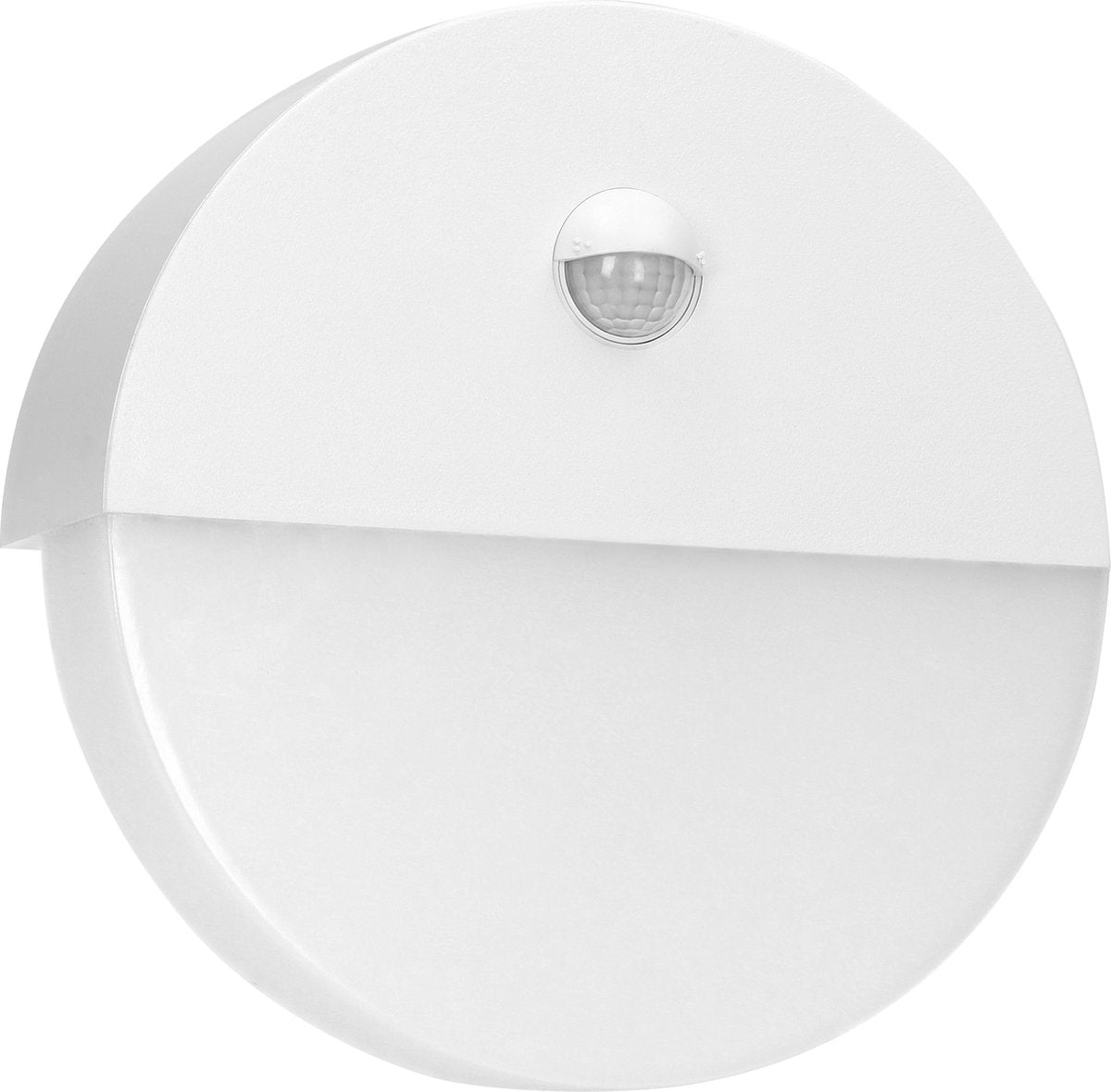 Lampe d'extérieur Adviti avec détecteur de mouvement halit - éclairage de jardin 4000k - éclairage extérieur avec IP65 - applique 600 lm - applique d'extérieur blanche