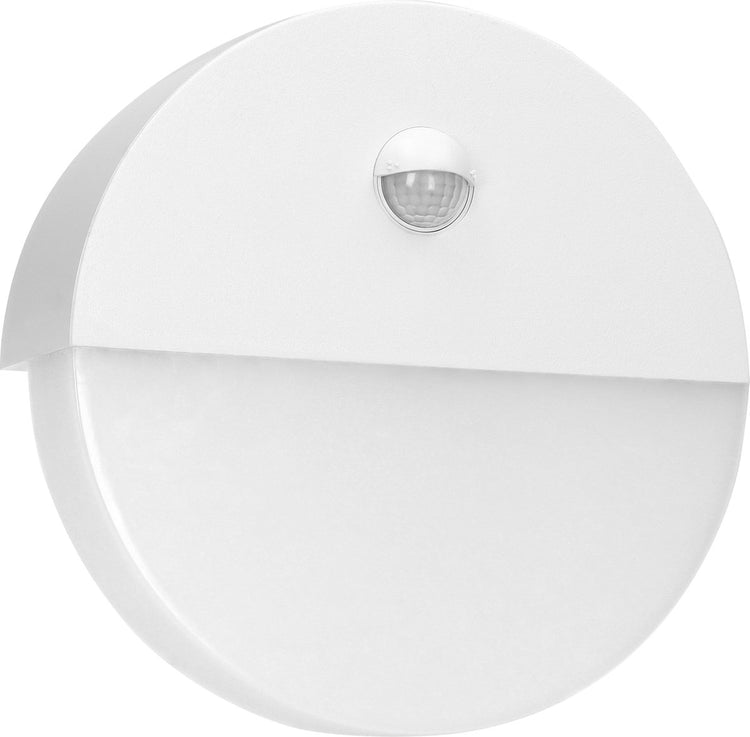 Lampe d'extérieur Adviti avec détecteur de mouvement halit - éclairage de jardin 4000k - éclairage extérieur avec IP65 - applique 600 lm - applique d'extérieur blanche