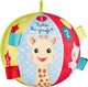 Sophie la girafe jouet balle avec hochet - jouets bébé - jouet balle - à partir de 3 mois - ø11 cm - multicolore