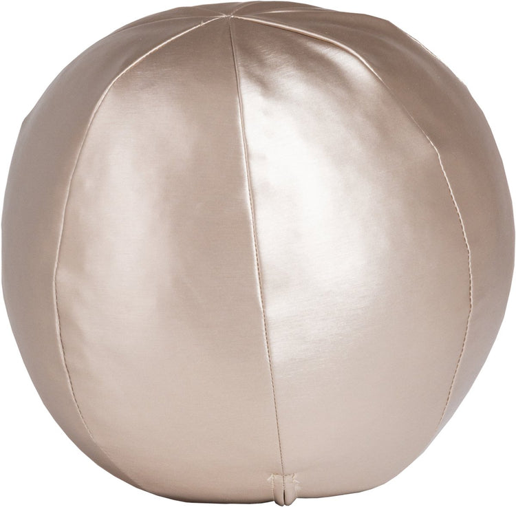 Woood coussin de boule de rodéo petit - métallique - naturel - 30x30x30