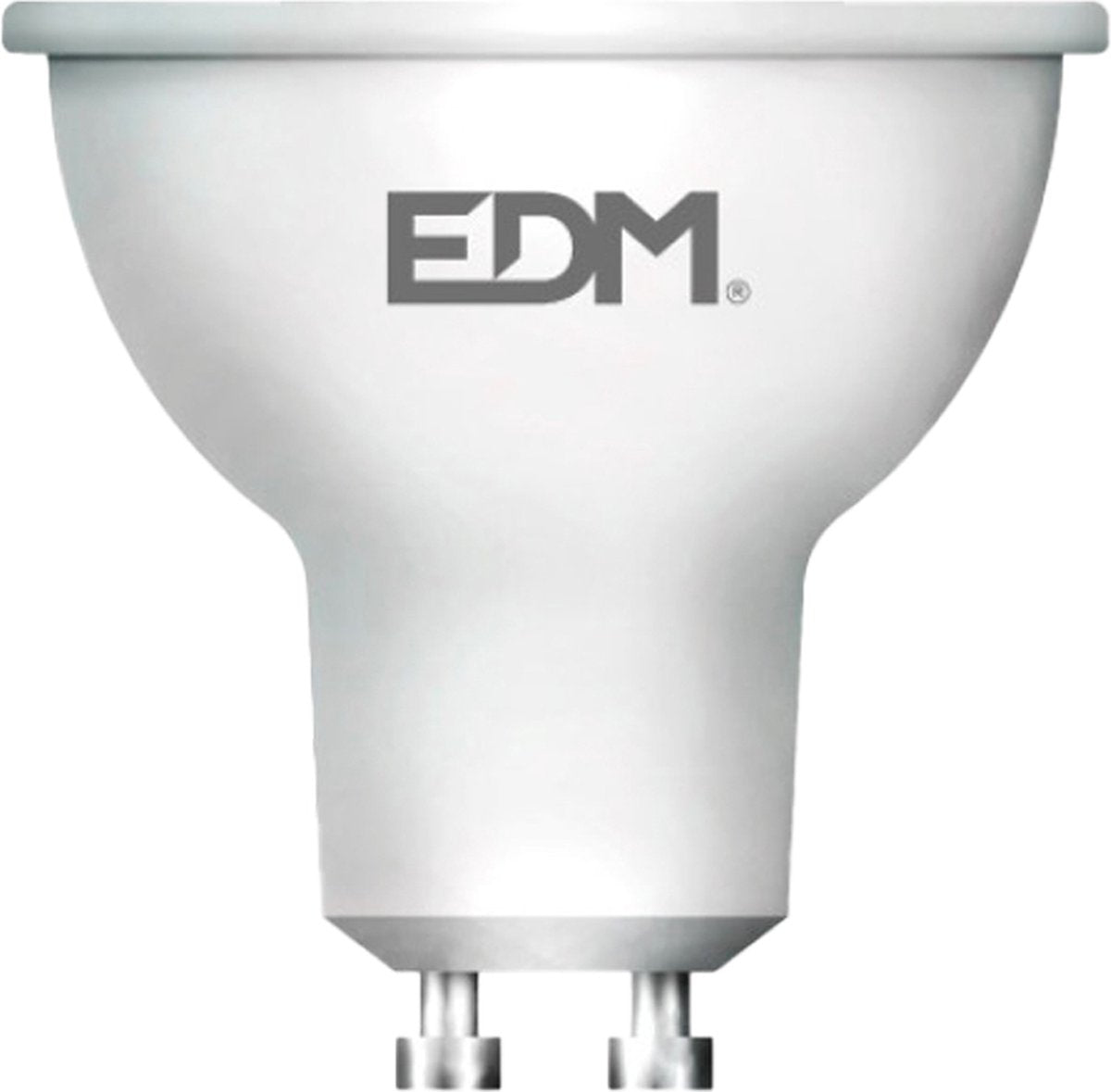 Lampe spot LED EDM gu10 5w 6400k 400lm 230v - 50mm - lampes LED - blanc froid - pack de 3