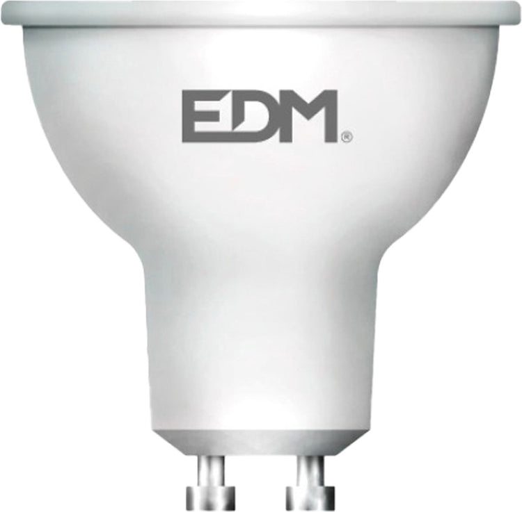 Lampe spot LED EDM gu10 5w 6400k 400lm 230v - 50mm - lampes LED - blanc froid - pack de 3