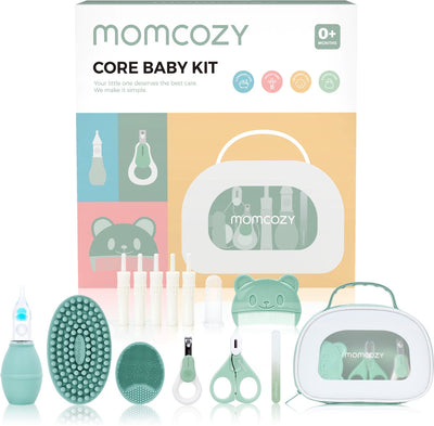 Momcozy tout-en-1 core – ensemble de soins pour bébé – complet – avec soin des ongles et des cheveux