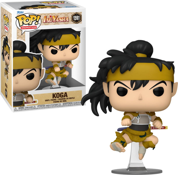 Funko inuyasha koga figurine en vinyle 1591 pop! multicolore - PVC - anime, fan merch, série TV