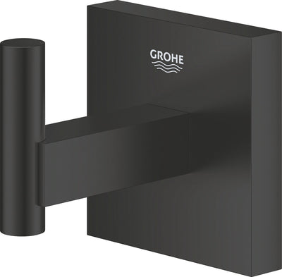 Grohe quickfix start cube porte-serviettes - noir mat