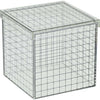 Cube grille 3D transparent - 10x10x10 cm