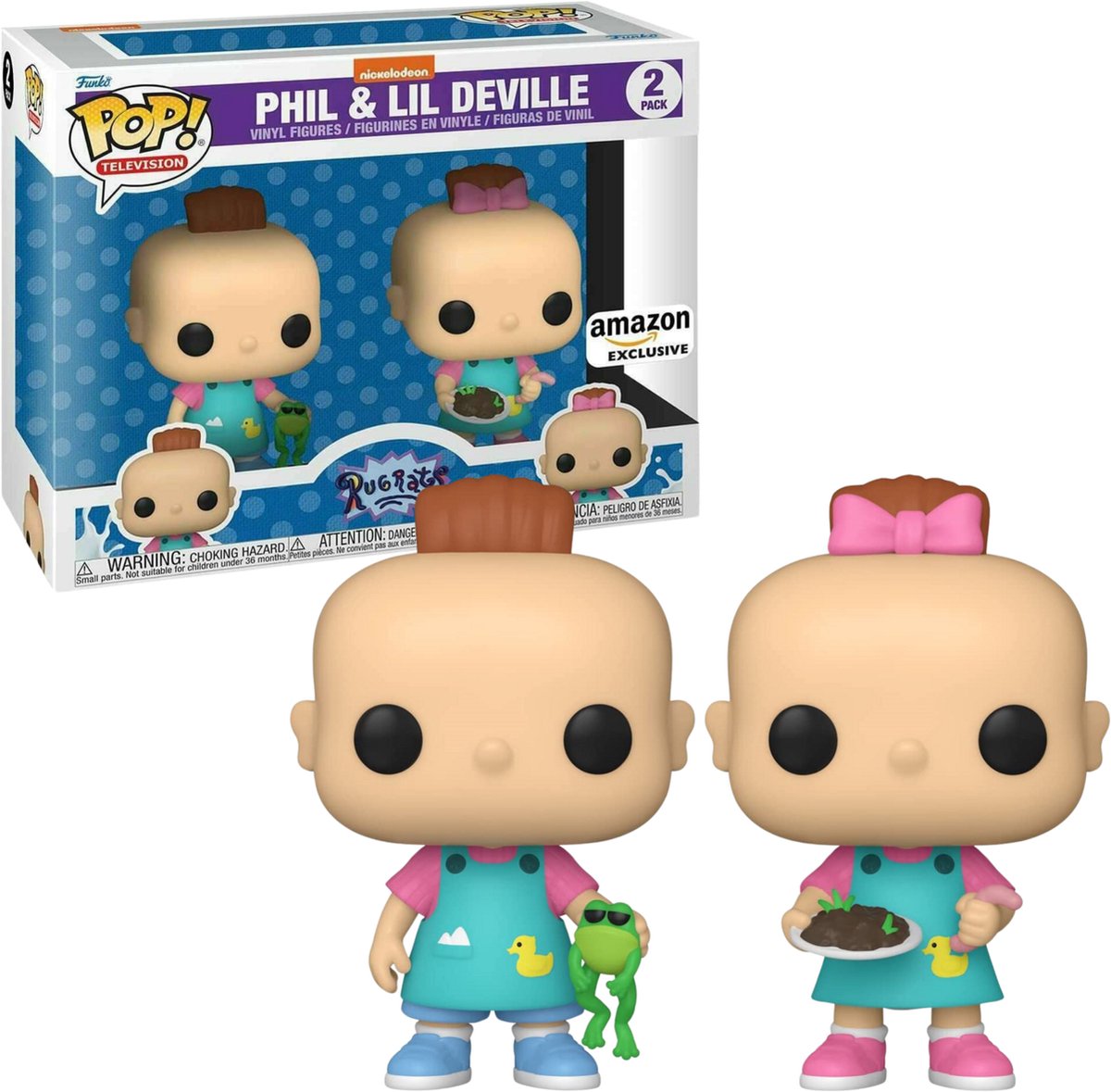 Funko-pop ! phil lil deville pack de 2 Razmoket exclusivité amazon