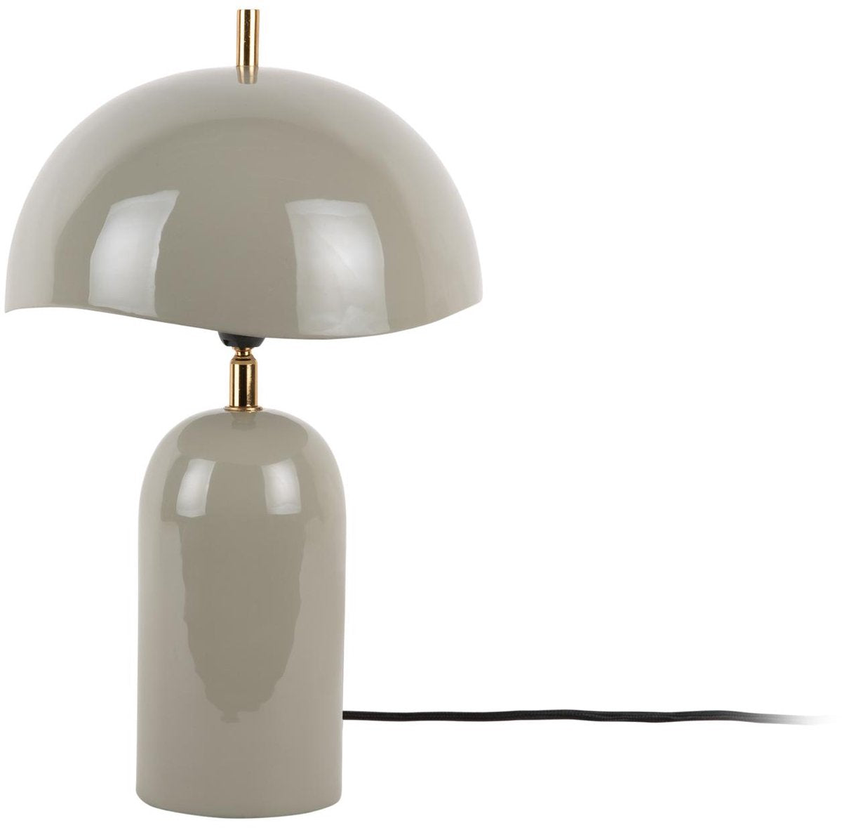 Lampe de table Leitmotiv querido - gris foncé - ø25cm - scandinave