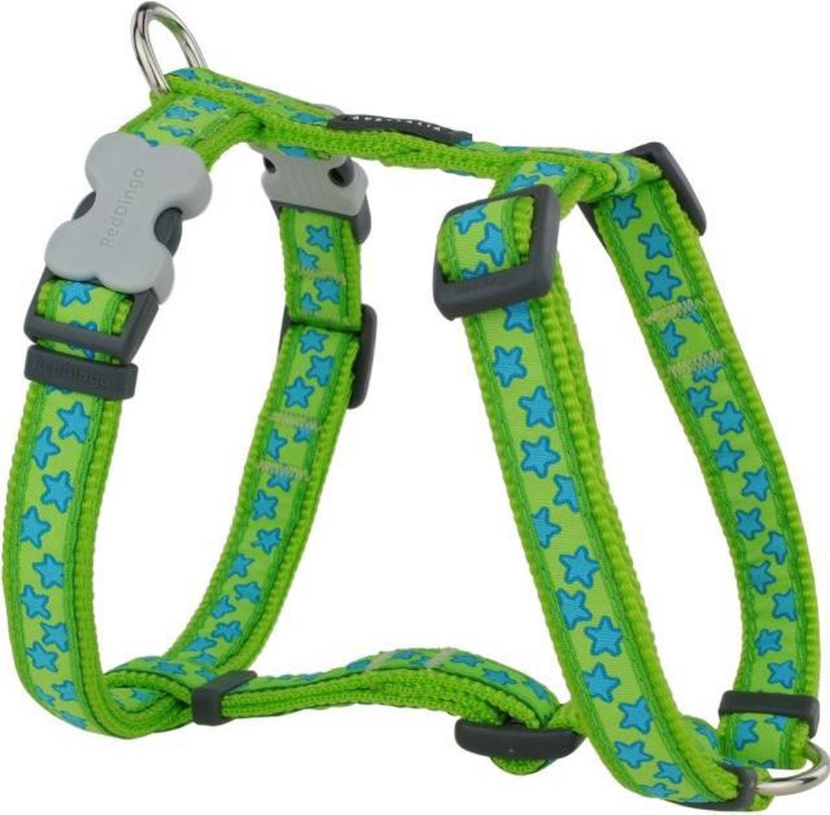 Harnais pour chien Red Dingo 15 mm tour de cou 30-48 cm corps 36-54 cm dh-st-lg-15