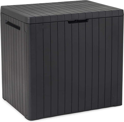 Boîte de jardin Keter résistante aux basses températures et aux rayons UV boîte de rangement urbaine 113l