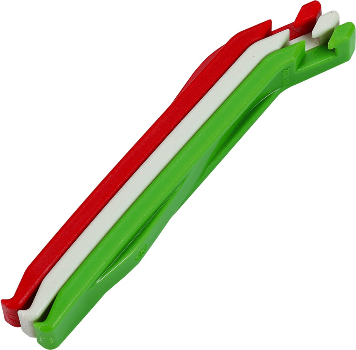Bbb cycling easylift - démonte-pneus de vélo - 3 pièces - rouge blanc vert - btl-81