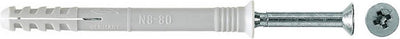 Bouchon à clou Fischer n 8 x 80 40 s avec tête fraisée