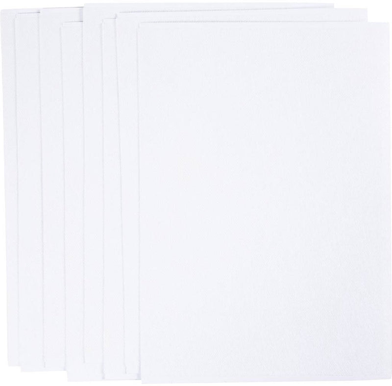 Creativ company feuilles de broderie solubles dans l'eau, a5, feuille 148,5x210 mm, blanc, 24 feuilles 1 boîte