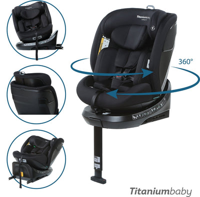 Siège auto intelligent Titanium Baby Titanium Baby Nitro evo noir