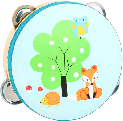 Petit pied en bois tambourin petit renard