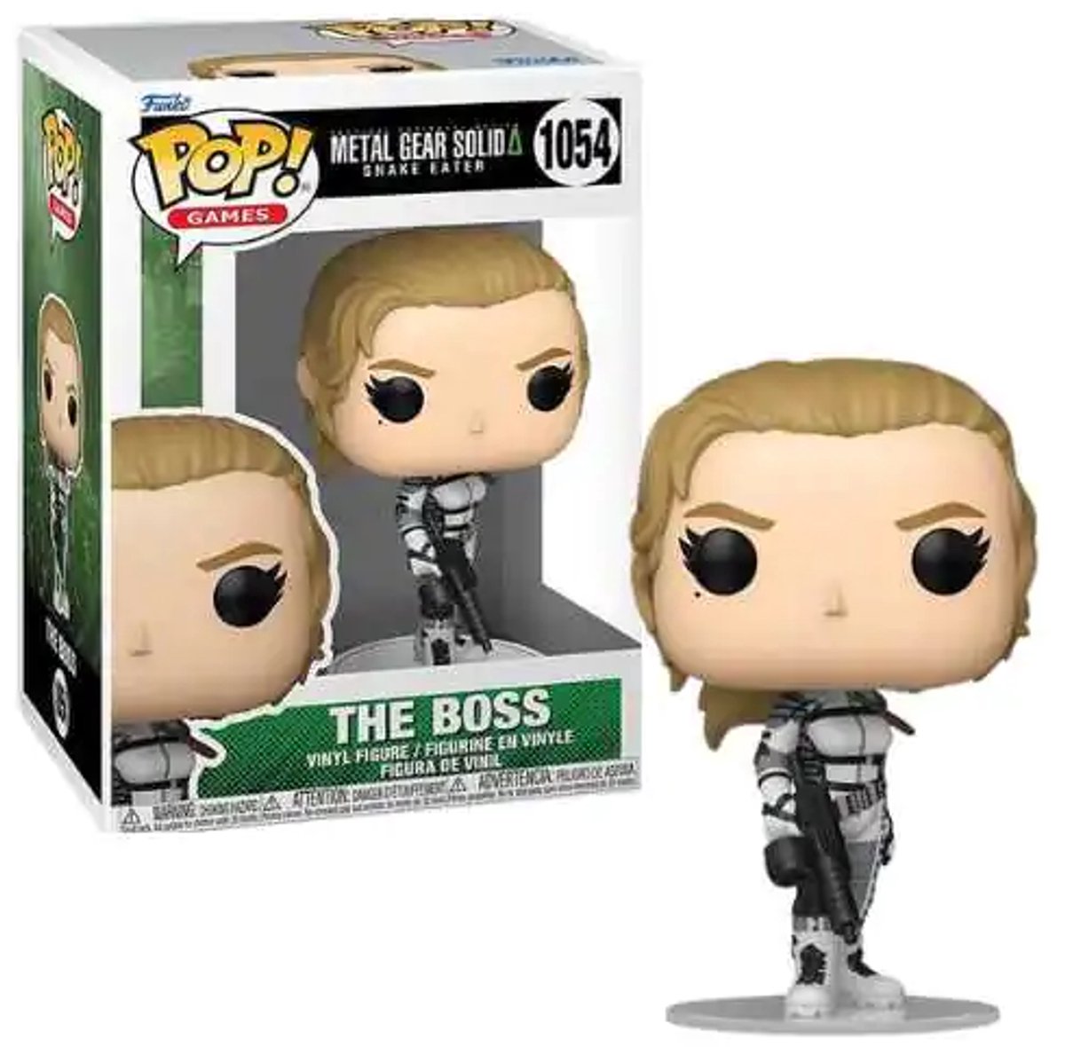 Funko metal gear pop! jeux figurine vinyle le patron 9 cm pop! chiffre