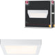 Paulmann panneau LED lunaire angulaire 300x300 mm 16w 1300lm 3000k blanc