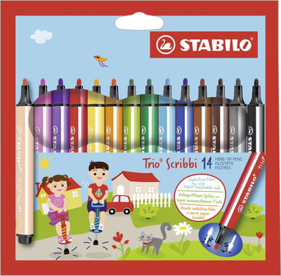 Stabilo trio scribbi sent -tip stylos, 14e.