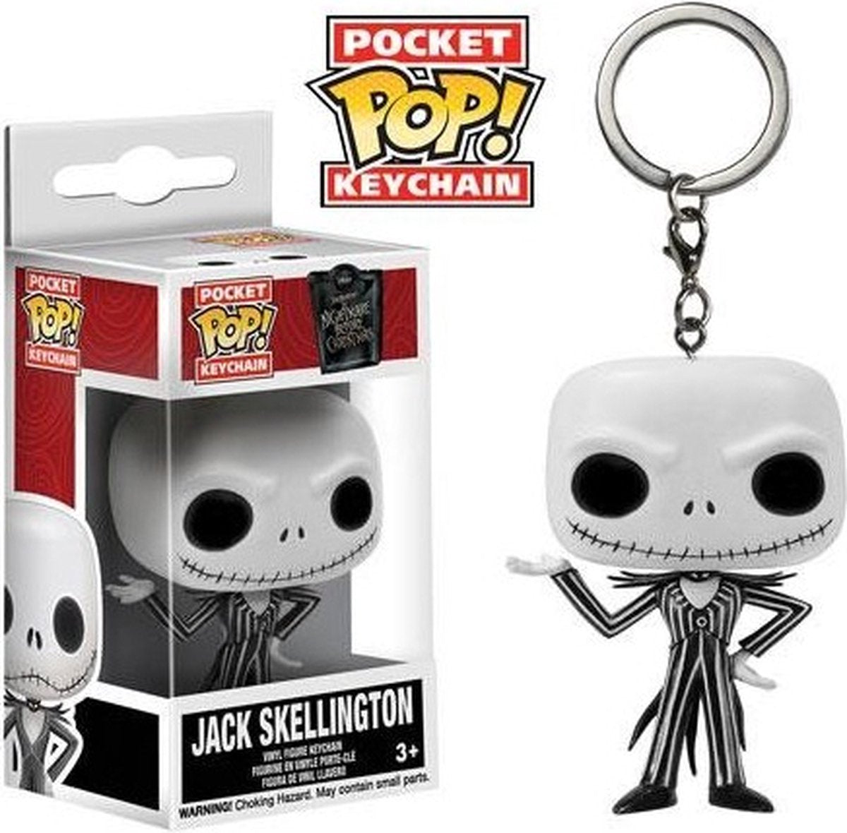 Funko Cauchemar avant Noël - porte-clés pop vinyle jack 4cm !