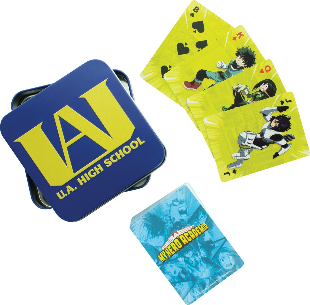 Paladone mon héros universitaire - cartes à jouer 52 cartes