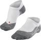 Falke ru4 chaussettes de course invisibles anti-ampoules en coton matériau fonctionnel hommes blanc - taille 39-41