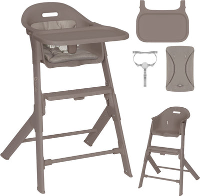 Lionelo beny – chaise haute 6-36 mois – ceinture 3 points – repose-pieds plateau réglable – insert lavable – compact léger